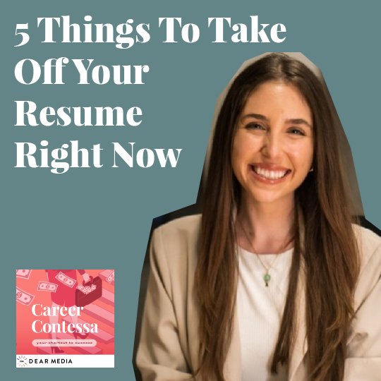 5 Things to Take Off Your Resume Right Now Image