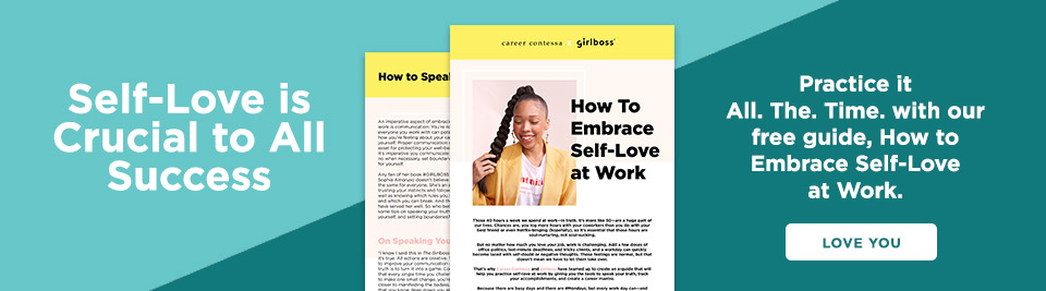 how to show self love at work