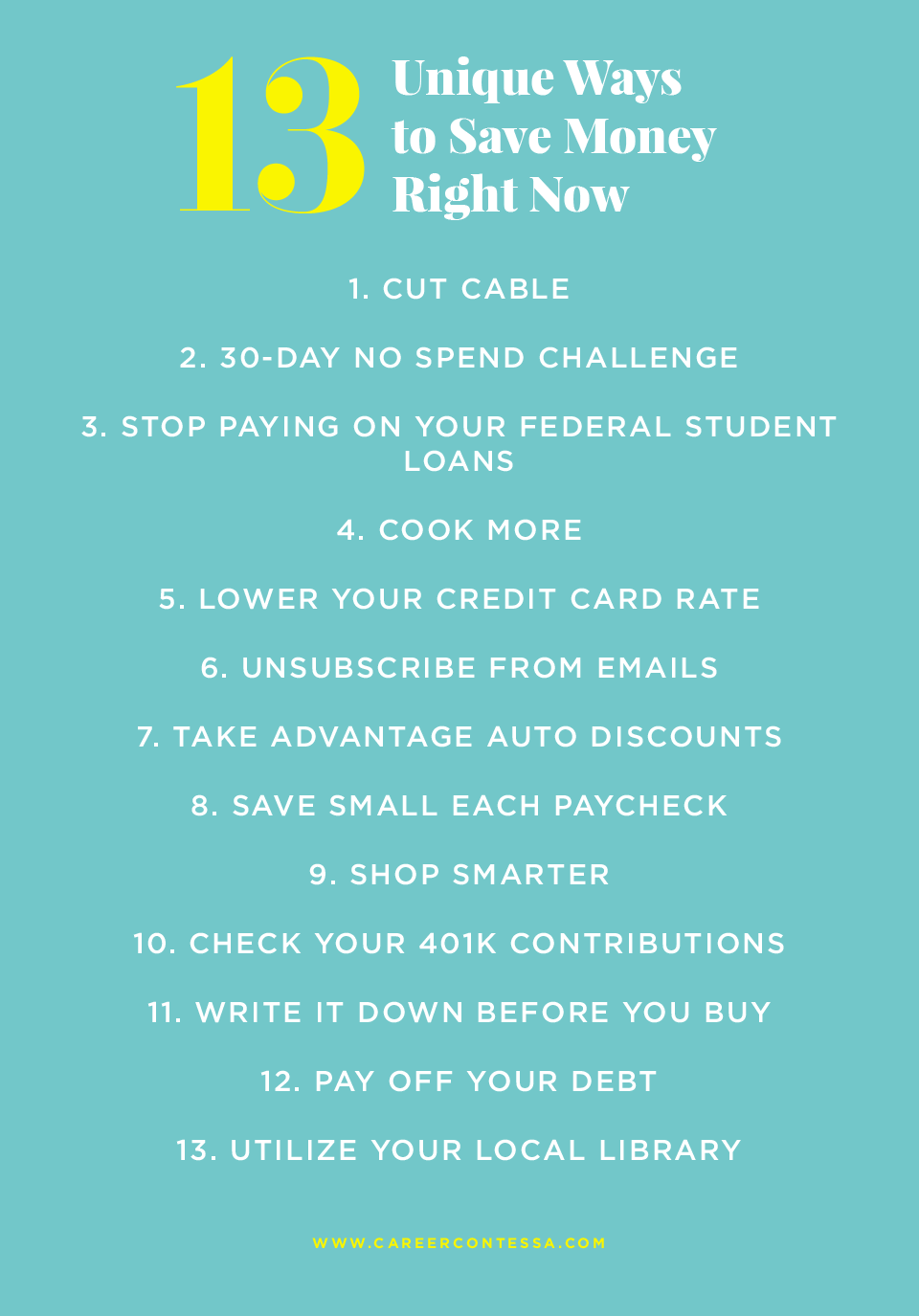 10 Best Ways to Save Money, Saving Tips