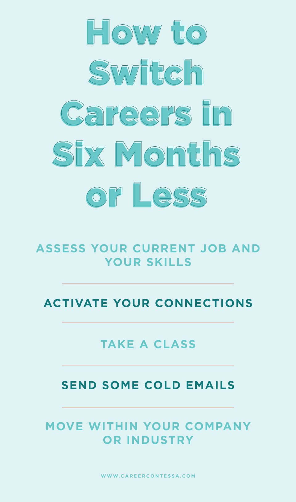 Switch Careers Six Months