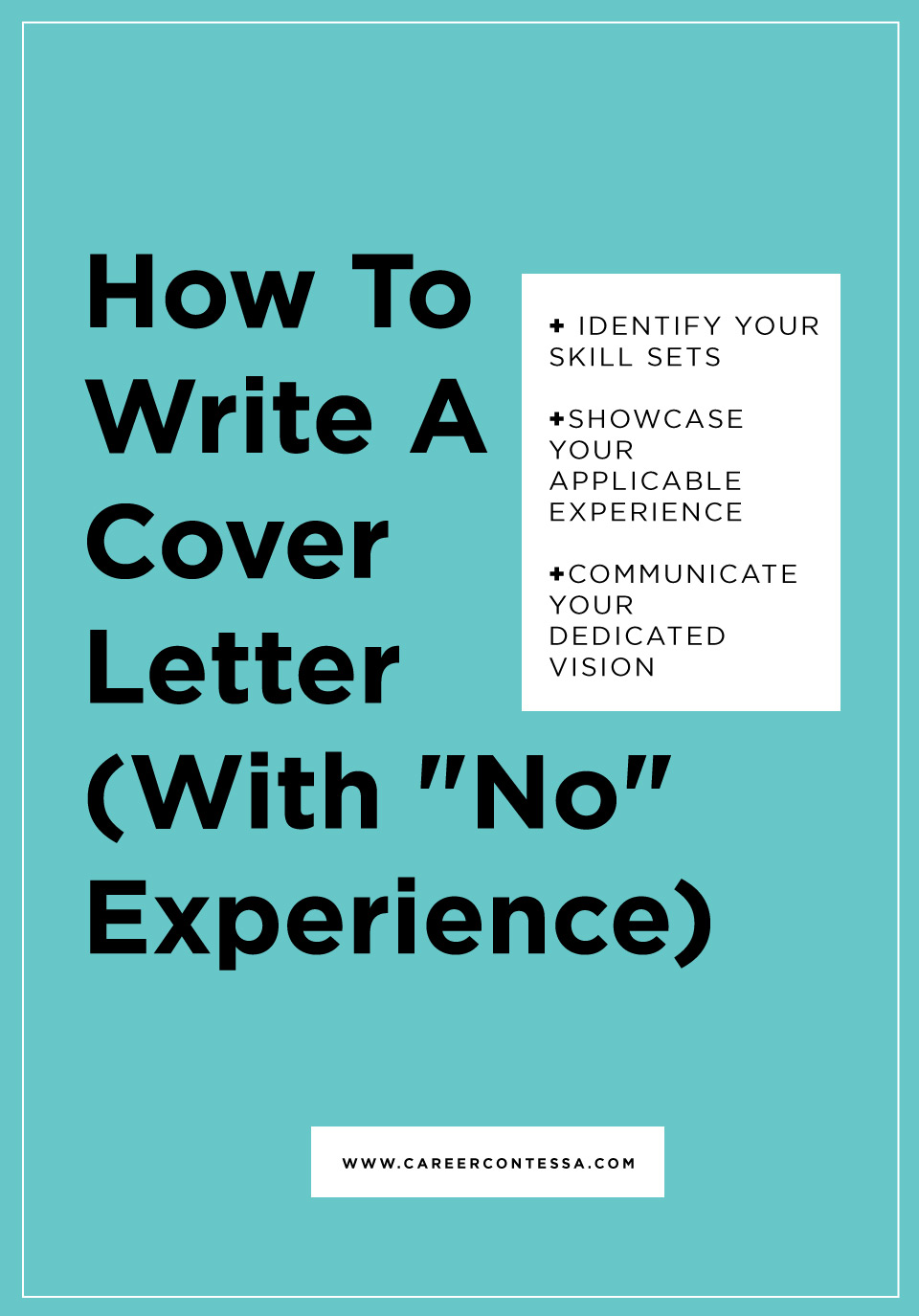 sample cover letter with no experience