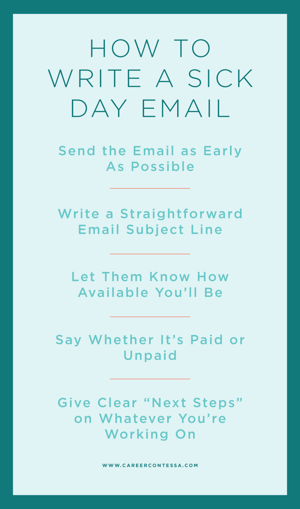 How to Write a Sick Day Email (+ a Template)  Career Contessa