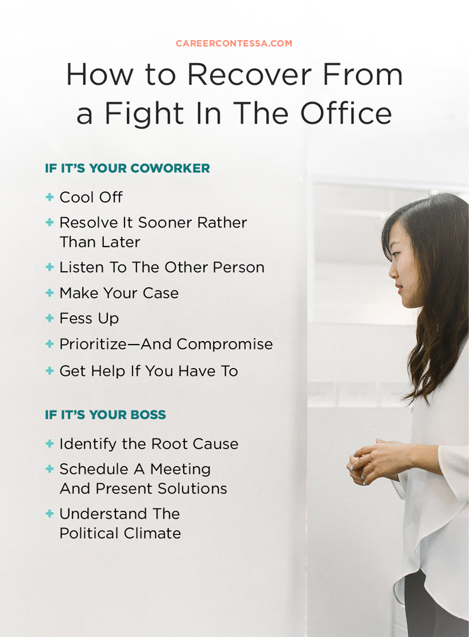 what to do when you're in a workplace fight