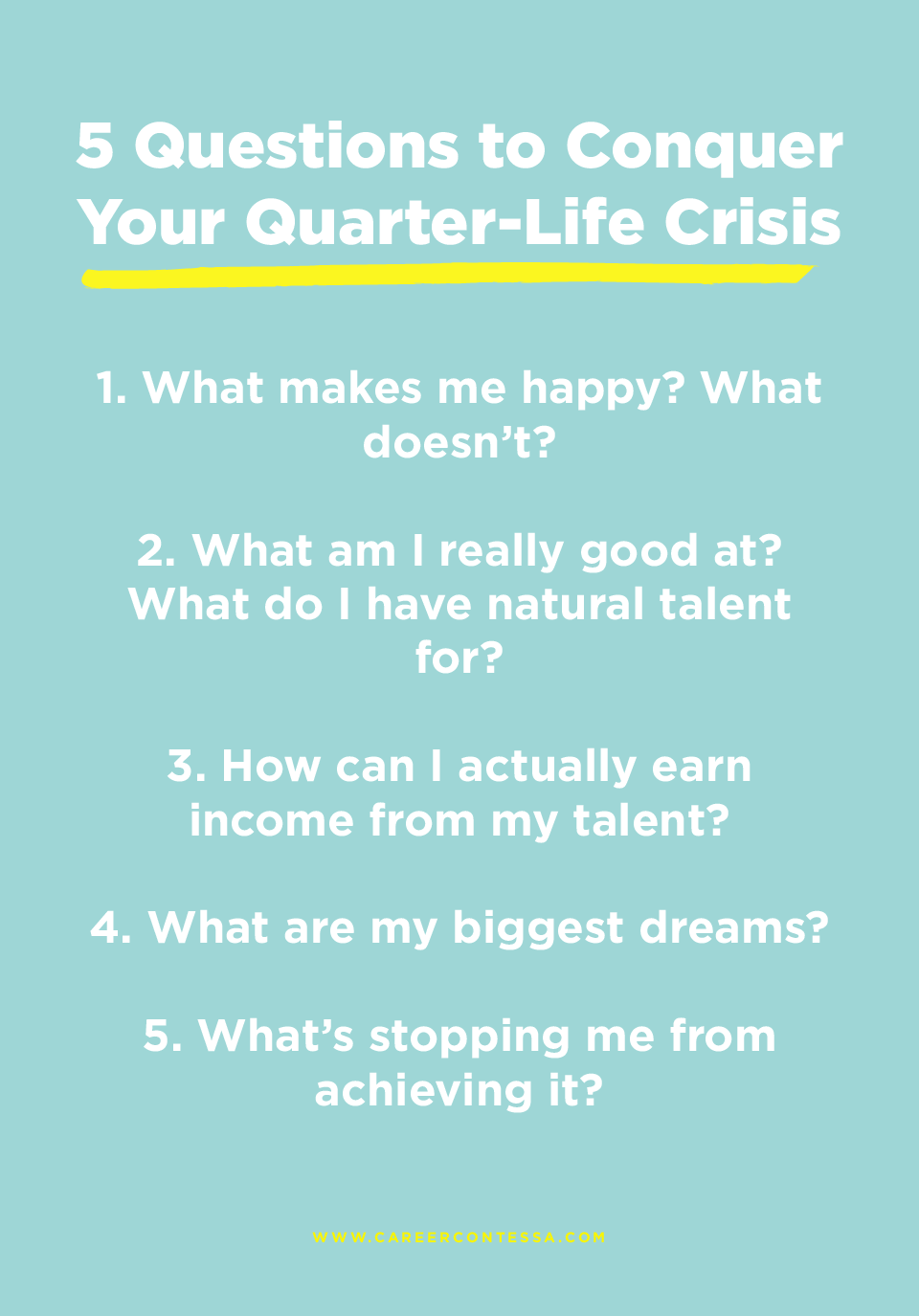 Can people get back together after a quarter life crisis How I Survived A Quarter Life Career Crisis And How You Can Too Career Contessa