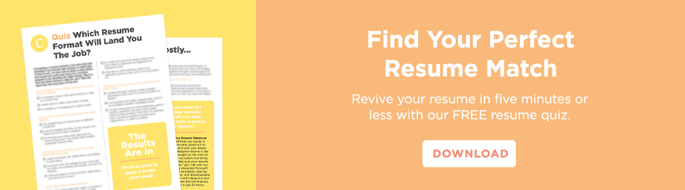 which resume format is right for you quiz