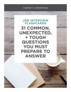You never know exactly what to expect in a job interview. That's why we've created 31 flashcards with possible interview questions—from the common to the weird. Use this deck to walk in interview-ready and own it.