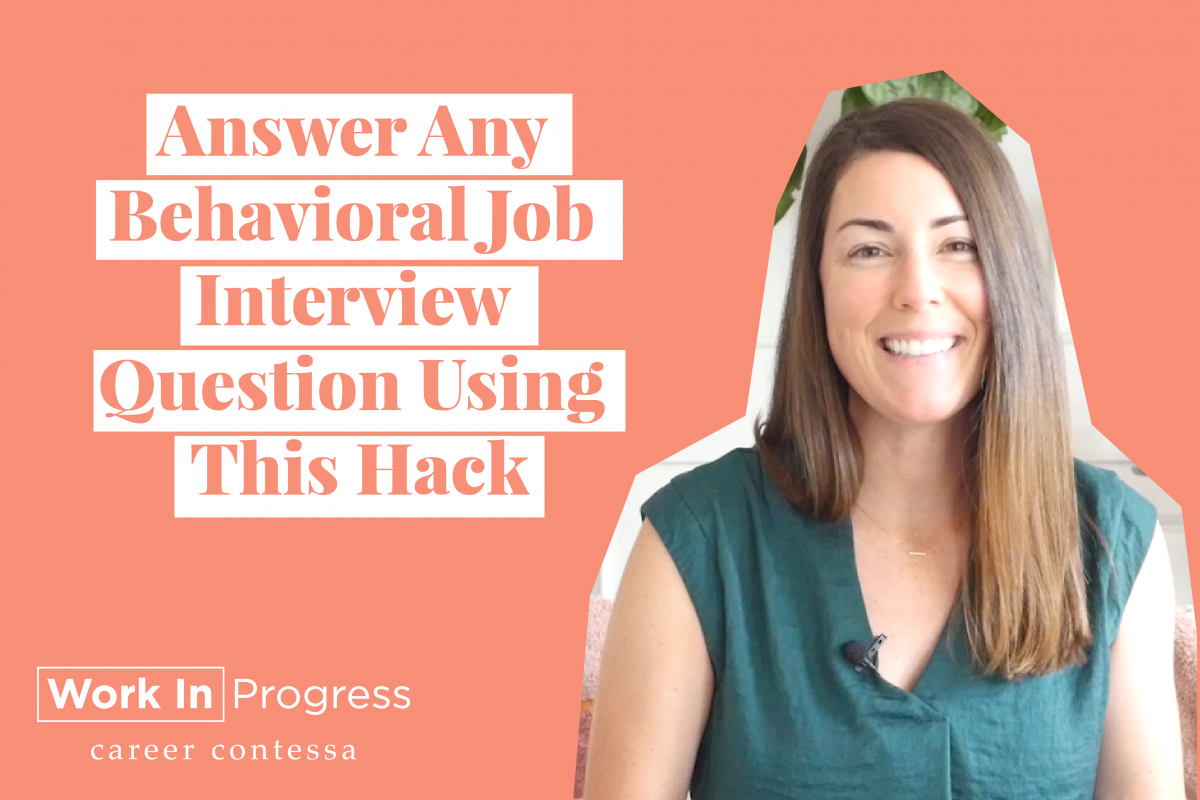 Answer Any Behavioral Job Interview Question Using This Hack video Image